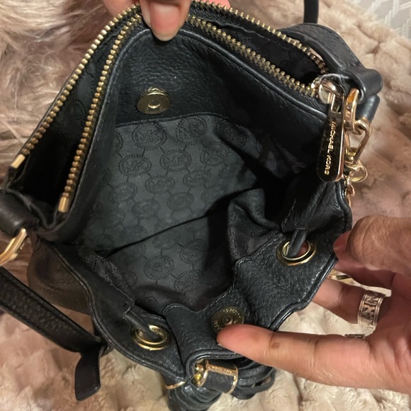 Michael Kors Black Crossbody Bag with Tassel - Picture 3 of 5